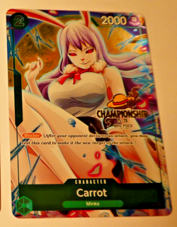 One Piece Card Game Carte Championship Holo P-070 Carrot EN Mint - Image 1