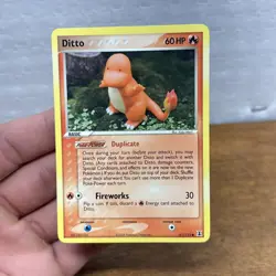 Pokemon TCG Ditto (Charmander) Non-Holo Card 37/113 Delta Species - Image 1