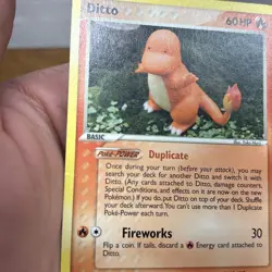 Pokemon TCG Ditto (Charmander) Non-Holo Card 37/113 Delta Species - Image 3
