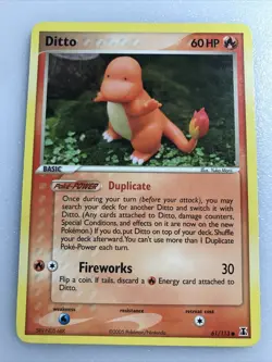 Pokemon Card - Ditto (Charmander) Delta Species 61/113 NM - Image 1