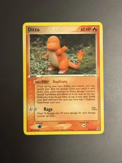 Pokemon TCG Ditto Charmander Delta Species Card 37/113 Non-Holo NM - Image 1
