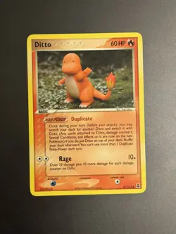 Pokemon TCG Ditto Charmander Delta Species Card 37/113 Non-Holo NM - Image 2