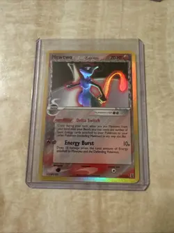 Mewtwo (Delta Species) 12/113 Holo Rare Pokemon Card LP - Image 1