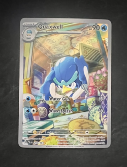 Quaxwell 207/193 Scarlet & Violet Paldea Evolved Pokemon Card NM Pack Fresh - Image 1
