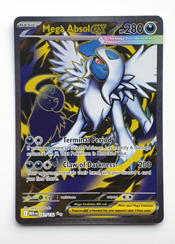 Mega Absol ex 161/132 Full Art Rare Mega Evolutions Pokemon Card - Pack Fresh - Image 1