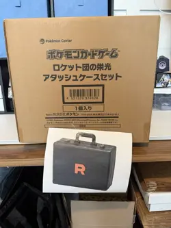 Pokemon Card The Glory of Team Rocket Attache Case set Brief Case sv10 Japanese - Image 1