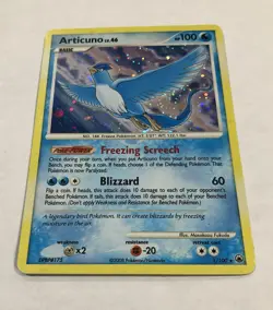 Pokemon ARTICUNO Card 1/100 Holo Rare Majestic Dawn Light Play Diamond & Pearl - Image 2