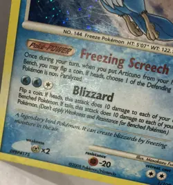 Pokemon ARTICUNO Card 1/100 Holo Rare Majestic Dawn Light Play Diamond & Pearl - Image 5