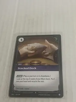 Stacked Deck 183/298 Riftbound TCG League Of Legends Origins Regular - Image 1