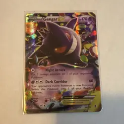 Gengar EX 34/119 Ultra Rare Holo XY - Phantom Forces Pokemon TCG Card - Image 1