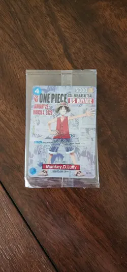 One Piece Monkey.D.Luffy US College Basketball Promo Card Gonzaga SGA 1/24 Card - Image 1