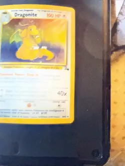 Pokemon TCG WOTC 1999 Fossil Set: Dragonite 4/62 Holo Rare Card - Image 5