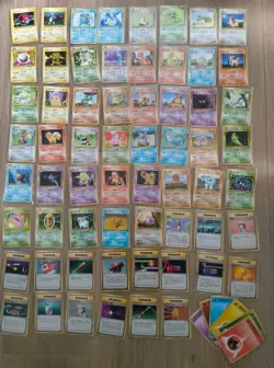 Pokemon Base Set - 68 Card Bundle Japanese - All Unique - Image 1