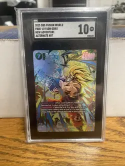 SGC 10 GM 2025 DRAGON BALL SUPER CARD GAME FUSION WORLD NEW ADVENTURE SON GOKU - Image 1