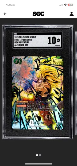 SGC 10 GM 2025 DRAGON BALL SUPER CARD GAME FUSION WORLD NEW ADVENTURE SON GOKU - Image 3