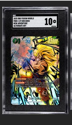 SGC 10 GM 2025 DRAGON BALL SUPER CARD GAME FUSION WORLD NEW ADVENTURE SON GOKU - Image 4