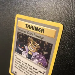 Imposter Oak's Revenge 76/82 Team Rocket First Edition Pokemon Card NM - Image 4