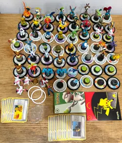 HUGE LOT Pokemon Trading Figure Game Miniatures Cards Vintage 2007 Collectible - Image 1