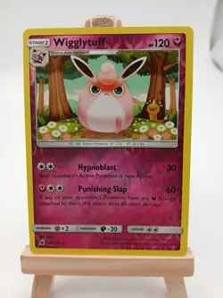 Wigglytuff 72/111 - S&M Crimson Invasion - Reverse Holo Rare LP Pokemon Card - Image 1