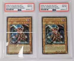 1 of 2006 Yu-Gi-Oh! White-Horned Dragon GXNG-EN001 Ultra Rare Promo Card PSA 8 - Image 1