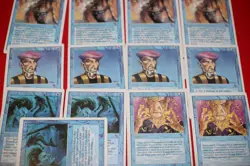 MTG 13x 3rd edition blue playsets power leak magic card lot MP - Image 1