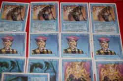 MTG 13x 3rd edition blue playsets power leak magic card lot MP - Image 2