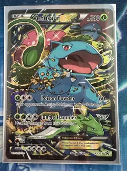 Pokemon Venusaur EX XY123 XY Promo Holo Card 2016 180HP TCG - Image 1