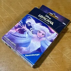 Ravensburger Disney Lorcana Trading Card Game 65 Card Sleeves Elsa Sealed - Image 1