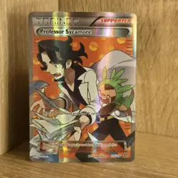 Professor Sycamore - 114/114 XY Steam Siege Ultra Rare Card Full Art Pokemon TCG - Image 1