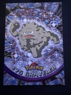 Graveler #75 - Blue Logo - Non-Holo - SERIES 1 - TOPPS POKEMON CARD - MP - Image 1