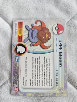 #44 GLOOM - Pokemon Topps TV Animation Edition - Trading Card - Image 2