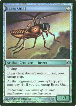 MTG - Time Spiral - Brass Gnat - 2X - Foil - NM - Image 1