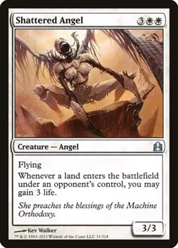 Shattered Angel Commander 2011 LP MTG - Image 1