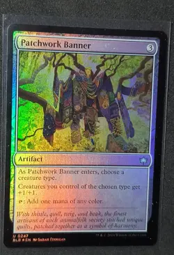 Patchwork Banner Bloomburrow Foil - Image 1