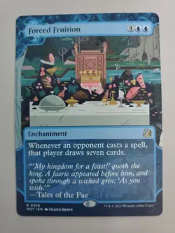 MTG Forced Fruition Wilds of Eldraine: Enchanting Tales Regular Rare - Image 1