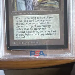 1993 MtG Library of Leng Magic: the Gathering CE PSA 8 WOTC Rare First Printing - Image 3