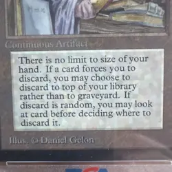 1993 MtG Library of Leng Magic: the Gathering CE PSA 8 WOTC Rare First Printing - Image 4