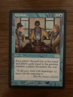 MTG Magic Urza's Saga X1 Windfall MP - Image 1