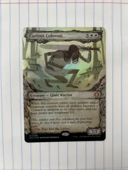 Curious Colossus (Showcase) Lorwyn Eclipsed Foil NM MTG - Image 1
