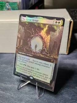 The Great Henge (Extended Art) MTG Throne of Eldraine Foil NM - Image 2