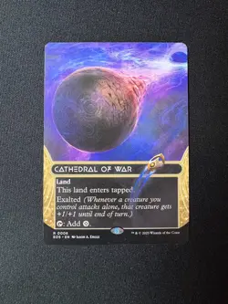 2025 MTG Edge Of Eternities Cathedral Of War Borderless #6 - Image 1