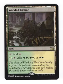 MTG Wooded Bastion Double Masters 332/332 Regular Rare NM - Image 1