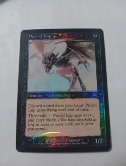 1x Mtg Foil Putrid Imp Torment NM Legacy Commander Premodern - Image 3