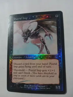 1x Mtg Foil Putrid Imp Torment NM Legacy Commander Premodern - Image 4