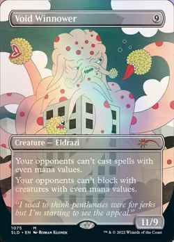 MTG Void Winnower (1075) - Foil - Borderless, NM-Mint, English Secret Lair Drop - Image 1