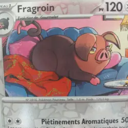 Carte Pokemon : Fragroin, rev, 140/159, EV09, Aventures Ensemble, Fr, TBE - Image 2