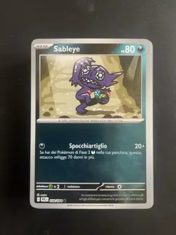 Carta Pokemon 059/094 Sableye Reverse Holo Fiamme Spettrali Ita Italiano - Image 1