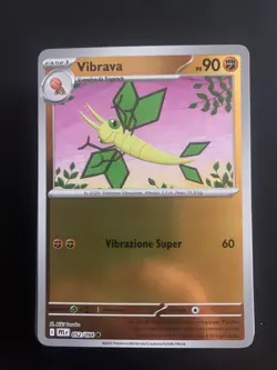Carta Pokemon 052/094 Vibrava Reverse Holo Fiamme Spettrali Ita Italiano - Image 1