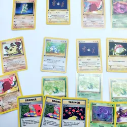 Pokemon 77 Karten Sammlung WOTC Vintage Team Rocket 1. Editions - ~EXC - Image 2