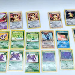 Pokemon 77 Karten Sammlung WOTC Vintage Team Rocket 1. Editions - ~EXC - Image 5